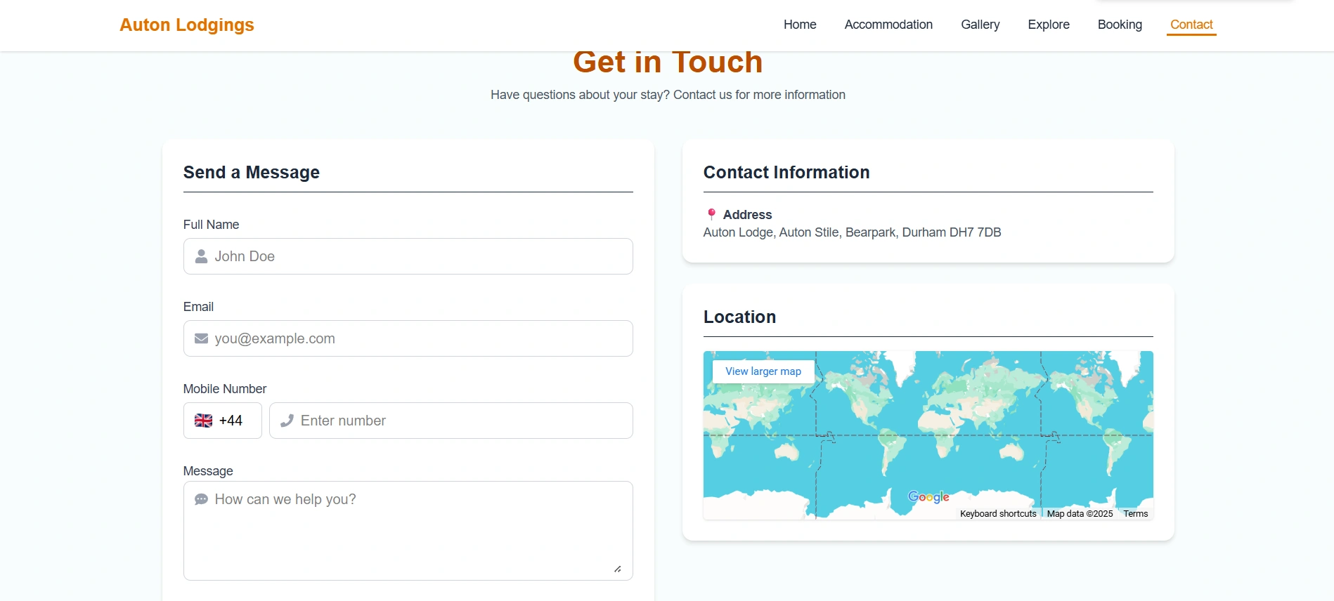Contact Form