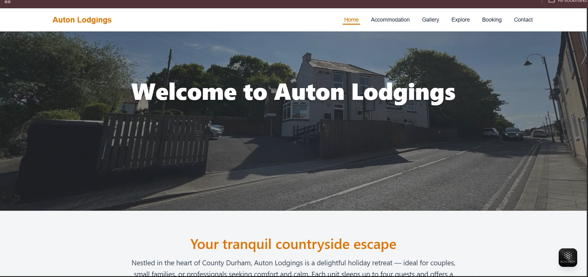 Autonlodge Homepage