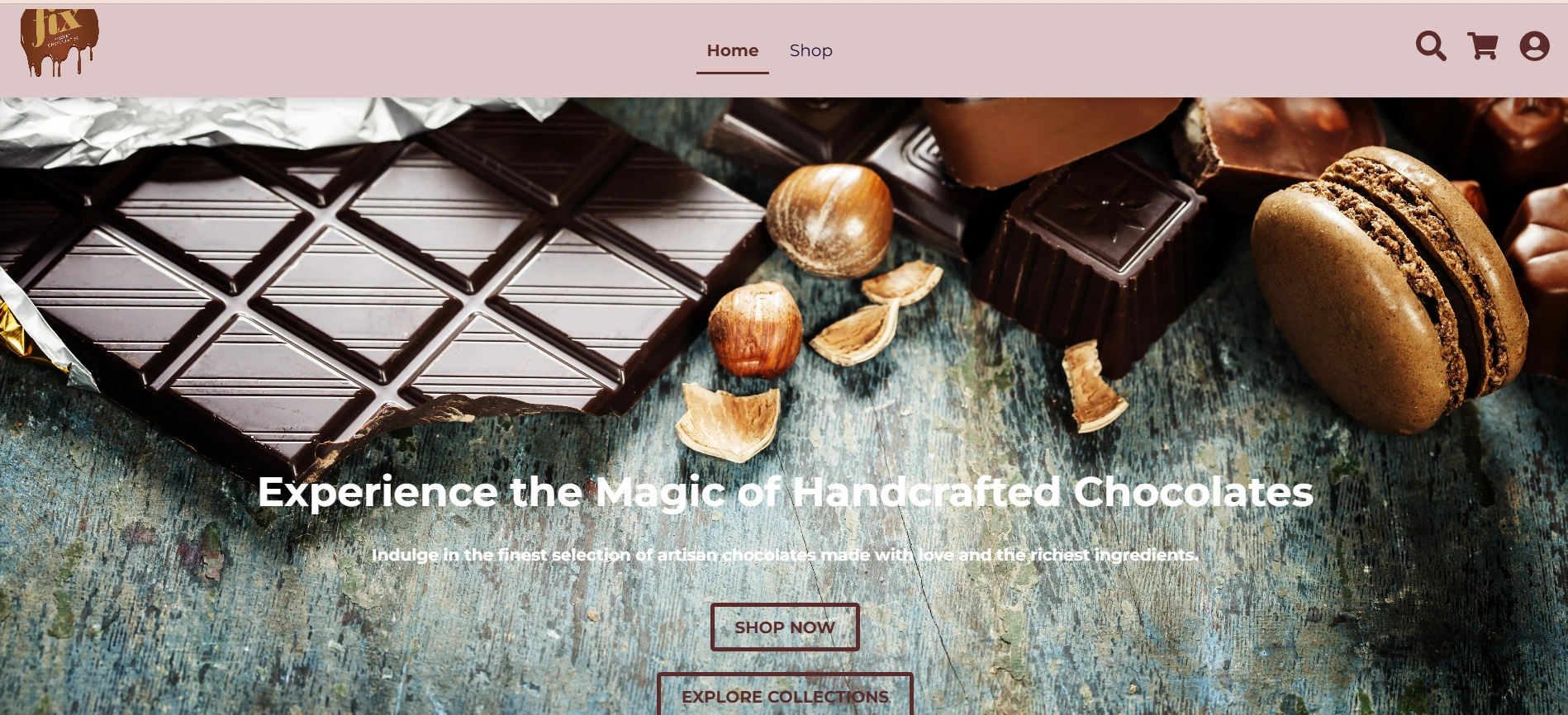E-commerce platform homepage