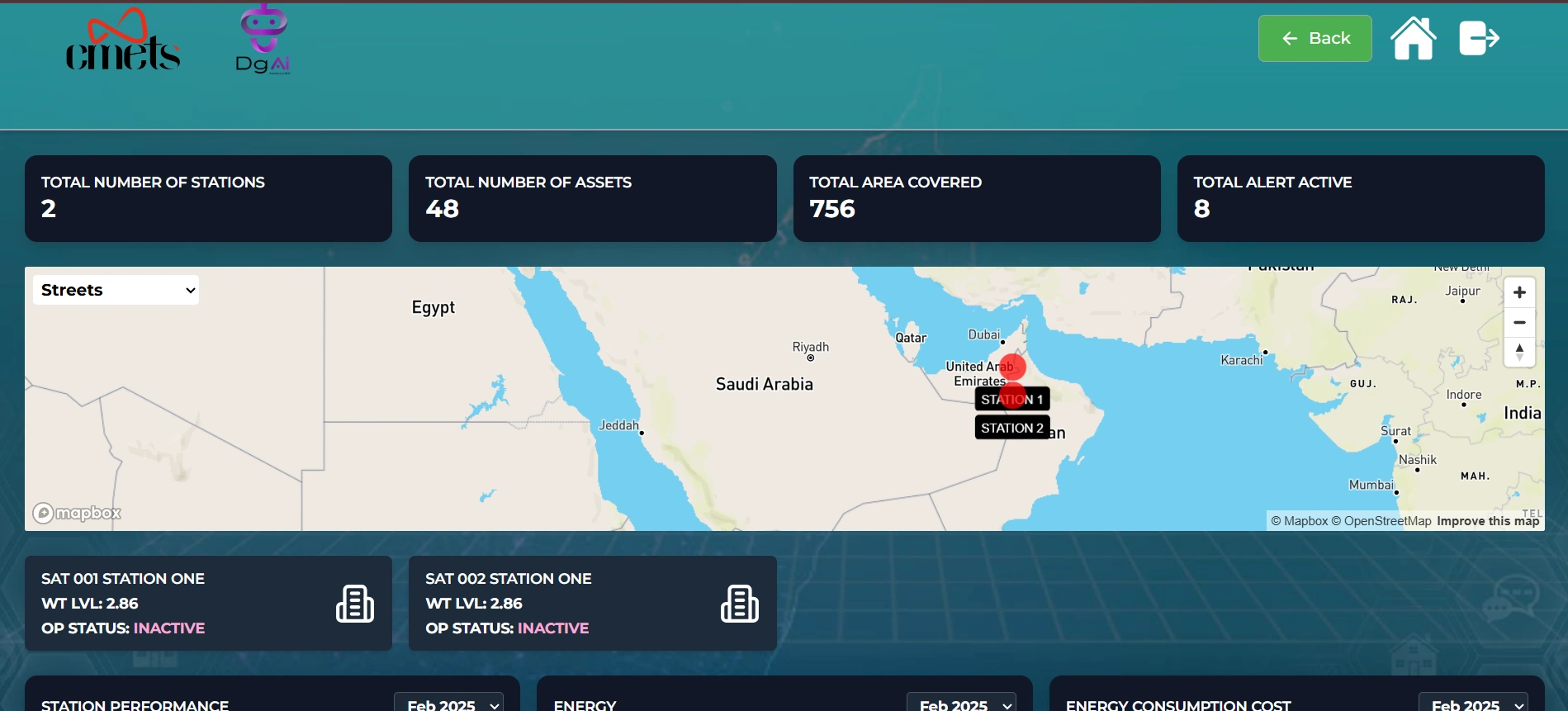 Asset location Map