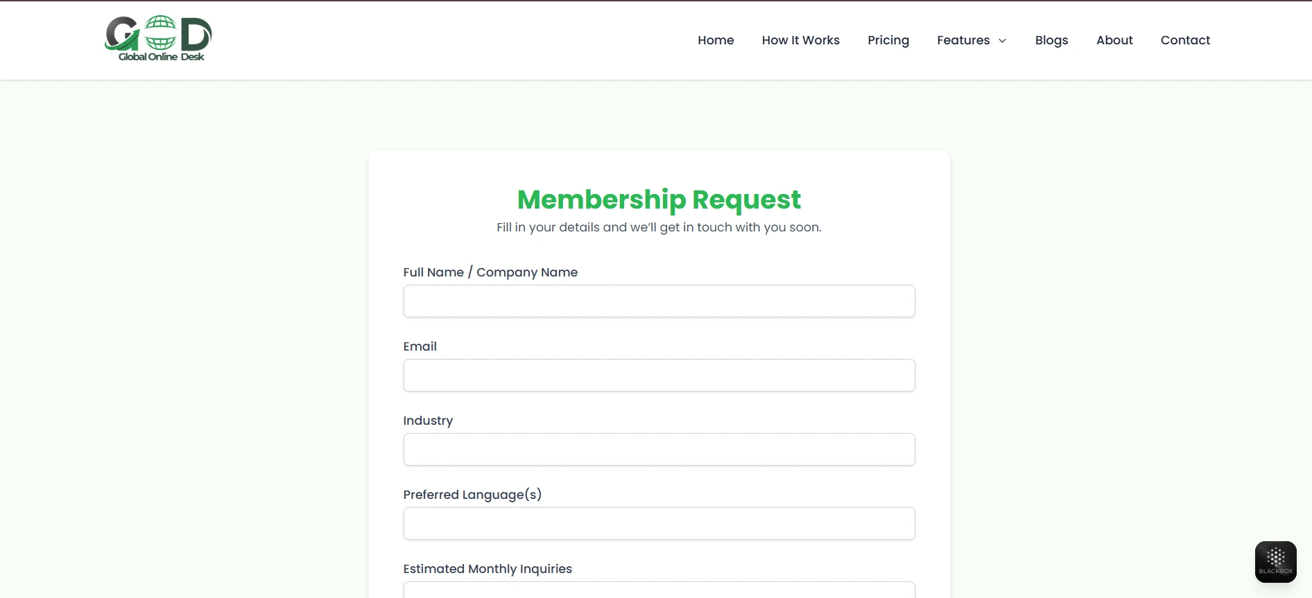 Membership Form