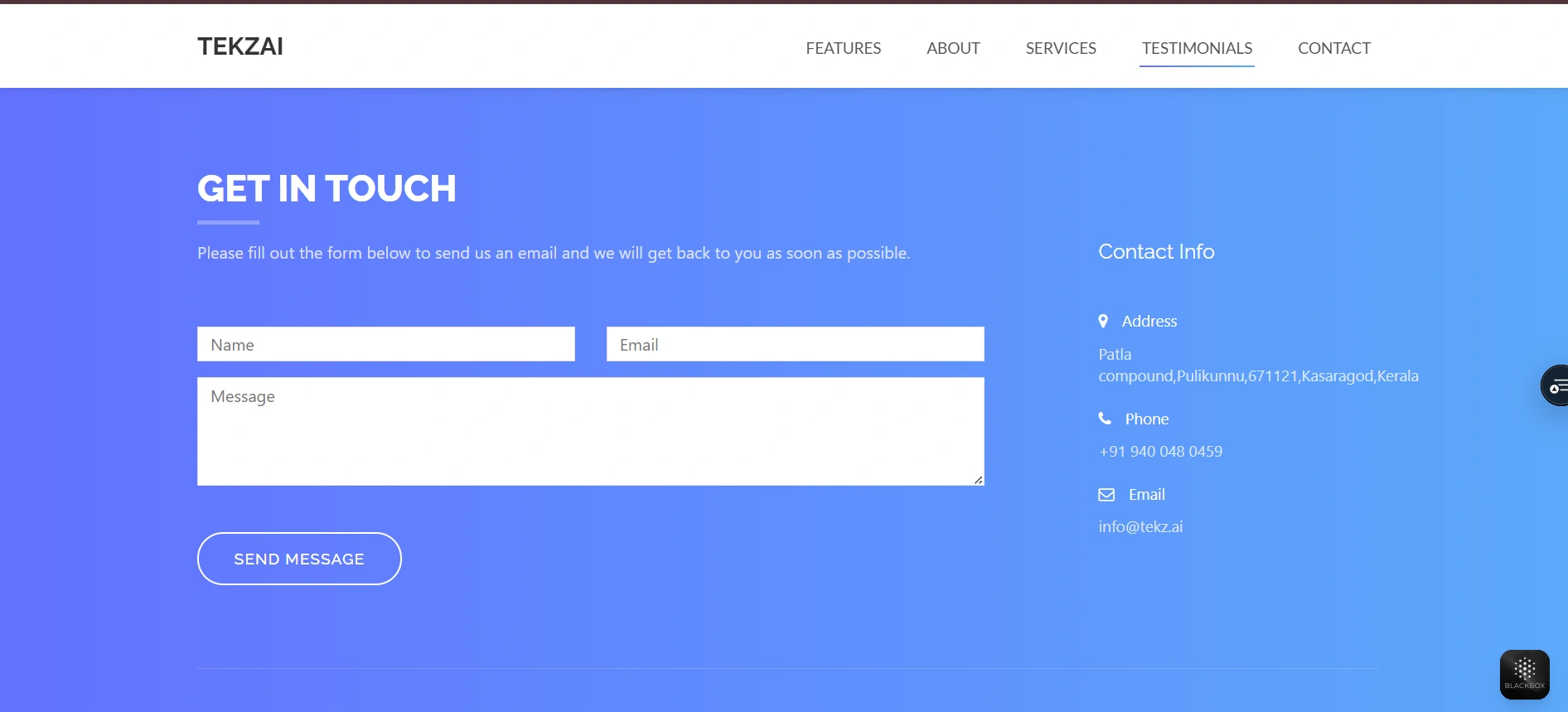 Contact Page