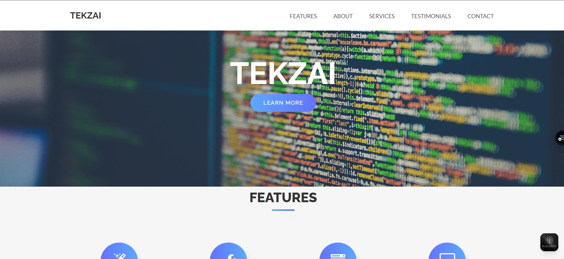 TekzAI Homepage